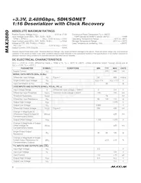 MAX3880ECB+TD Datasheet Pagina 2