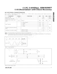 MAX3880ECB+TD Datasheet Page 3