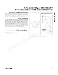 MAX3880ECB+TD Datasheet Page 9