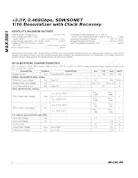 MAX3881ECB+TD數據表 頁面 2