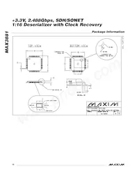 MAX3881ECB+TD Datasheet Page 10