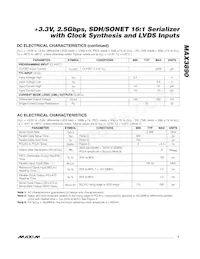 MAX3890ECB+D Datasheet Page 3