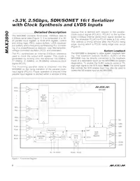 MAX3890ECB+D Datasheet Page 6