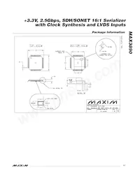 MAX3890ECB+D Datasheet Page 11