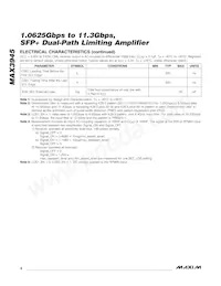 MAX3945ETE+ Datasheet Page 6