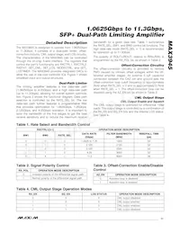 MAX3945ETE+ Datasheet Page 11