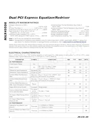 MAX4950ACTX+T Datasheet Page 2