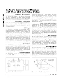 MAX4951AECTP+T Datasheet Page 8