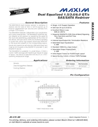 MAX4952ACTI+ Datenblatt Cover