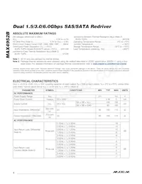 MAX4952BCTP+T Datasheet Page 2