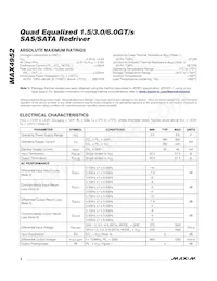 MAX4952CTO+T Datenblatt Seite 2