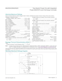 MAX5043ETN+T Datasheet Page 2