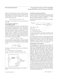MAX5043ETN+T Datasheet Page 17