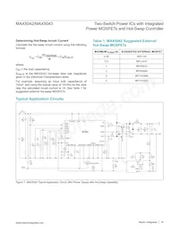MAX5043ETN+T Datasheet Page 19