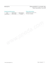 MAX5079EUD+T Datasheet Page 17