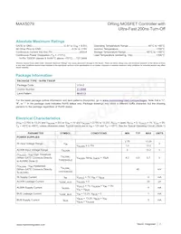 MAX5079EUD+TG48 Datasheet Page 2