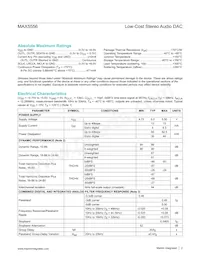 MAX5556ESA+ Datasheet Page 2
