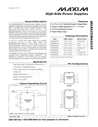 MAX622ESA+T Datenblatt Cover