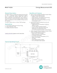 MAX71020AETI+T Datenblatt Cover