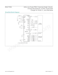 MAX77654AENVN+ Datasheet Pagina 2