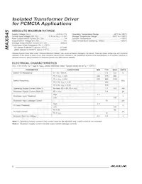 MAX845CSA+ Datasheet Page 2