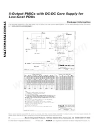 MAX8594ETG+ Datasheet Page 22
