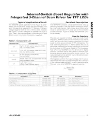 MAX8798AETX+T Datasheet Page 17
