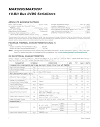 MAX9205EAI/V+T Datasheet Page 2