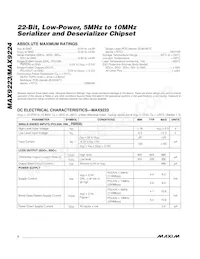 MAX9224ETI+T Datasheet Page 2