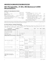 MAX9236EUM-D Datasheet Page 2
