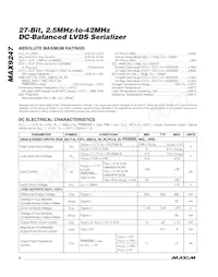 MAX9247GCM/V+TGB Datasheet Pagina 2