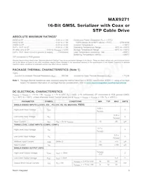 MAX9271GTJ/V+ Datasheet Page 6
