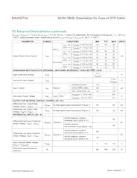 MAX9272AGTM/V+T Datasheet Page 7