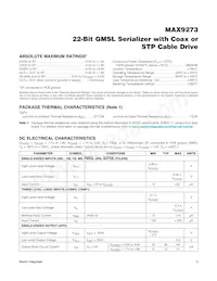 MAX9273C/D+ Datasheet Page 6