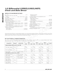 MAX9316EWP+T Datasheet Page 2