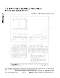 MAX9316EWP+T數據表 頁面 12