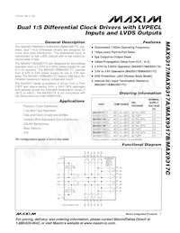 MAX9317CECJ+ Datasheet Cover