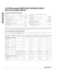 MAX9320BESA+ Datasheet Page 2