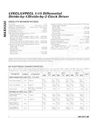 MAX9322ECY+D Datasheet Page 2