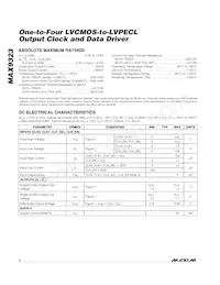 MAX9323EUP+ Datasheet Page 2