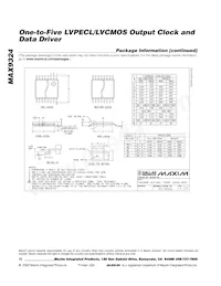 MAX9324EUP+ Datasheet Page 12