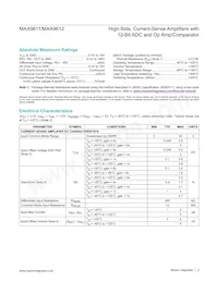 MAX9612AUB+T Datasheet Page 2