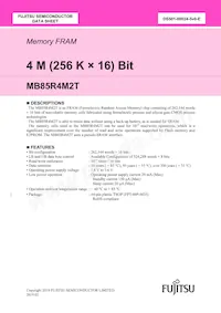 MB85R4M2TFN-G-JAE2數據表 封面