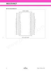 MB85R4M2TFN-G-JAE2 Datasheet Pagina 2