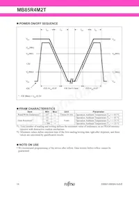 MB85R4M2TFN-G-JAE2 Datasheet Page 14