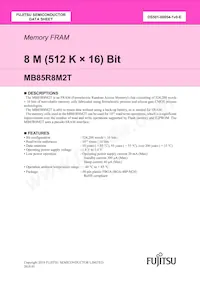 MB85R8M2TPBS-M-JAE1 Datasheet Cover