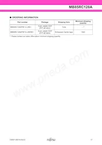 MB85RC128APNF-G-JNERE1 Datasheet Page 17