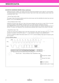 MB85RC64TAPNF-G-BDE1 Datasheet Page 6