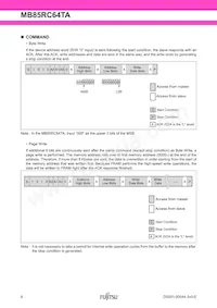 MB85RC64TAPNF-G-BDE1 Datasheet Page 8