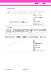 MB85RC64TAPNF-G-BDE1 Datasheet Page 9